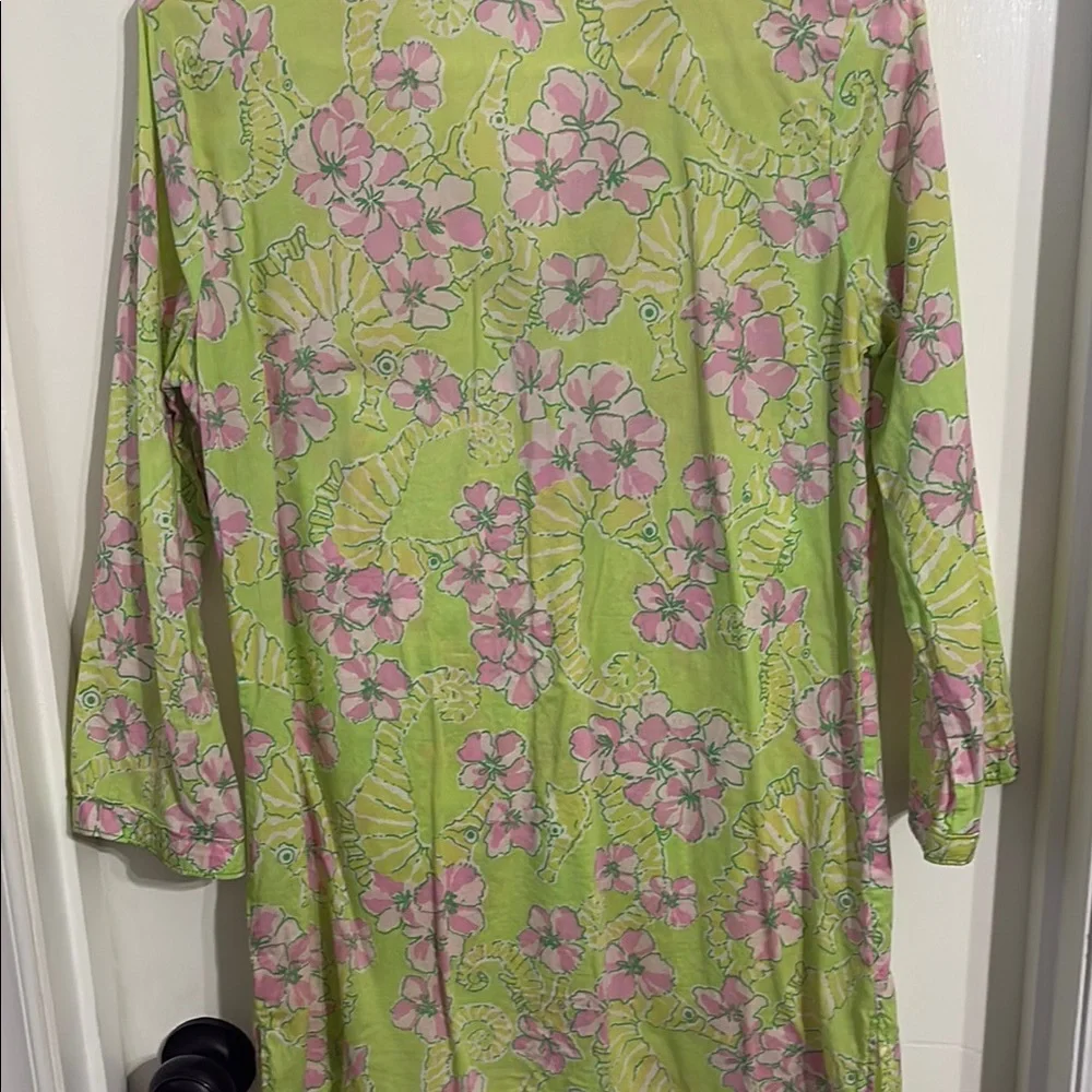 Lilly Pulitzer Green Floral Tunic - XS - Picture 8 of 13